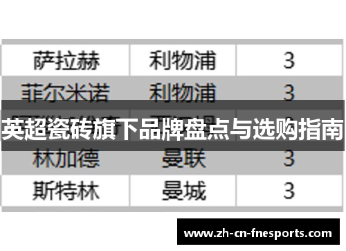 英超瓷砖旗下品牌盘点与选购指南 英超瓷砖旗下品牌盘点与选购指南